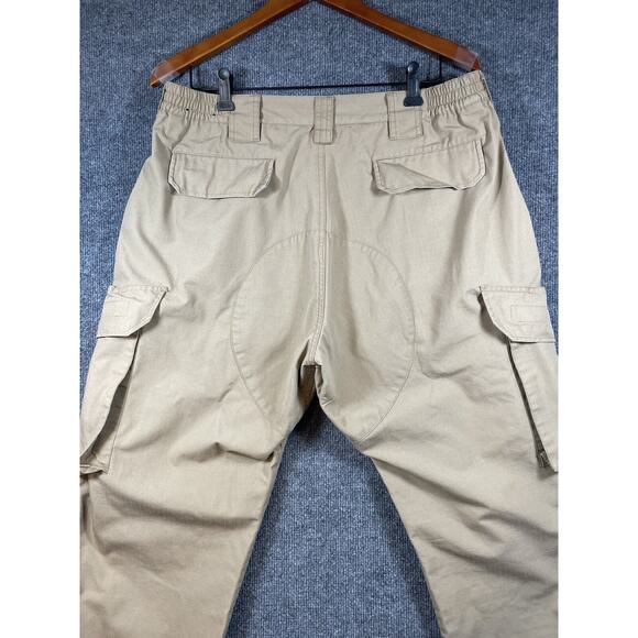 LA Police Gear Pants Mens 38 (34X30) Khaki Ripstop Tactical Basic Operator Cargo - Picture 9 of 13
